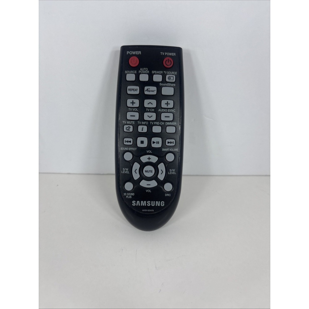 Samsung Soundbar Remote Control AH59-02547B for AH68-0 Sound Bar Black